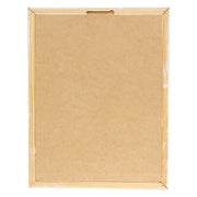 Golden Bow Bunny Portrait Framed Print - 12x16