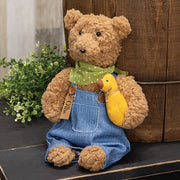 Ollie Overalls Bear Doll with Duck