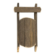 Natural Wooden Sled - 14"L