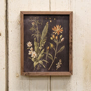 Vintage Cream Floral Framed Print