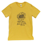 Wild and Free Sunflower T-Shirt - XXL