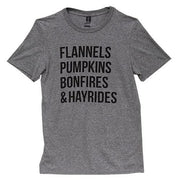 Flannels T-Shirt - Heather Graphite - Small