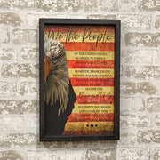 We The People Framed Print - 12" x 18"