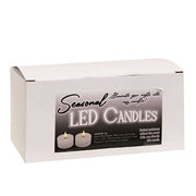 Ridged White Timer Votives (Set of 2)