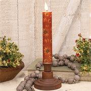 Shades of Autumn LED Taper - 8 In H