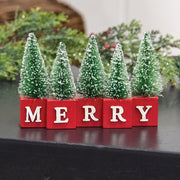 Frosted Winter Forest on Merry Blocks