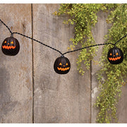 Black Pumpkin Light Strand - 10 Count - 6 ft.