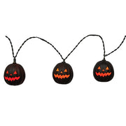 Black Pumpkin Light Strand - 10 Count - 6 ft.