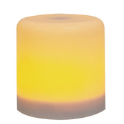 Amber Flame Illusion LED Pillar - 3"H