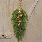 Vintage Gold Liberty Bells Hanger - 18"