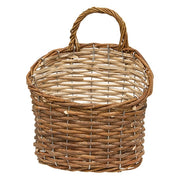 Brown Willow Hanging Pocket Basket - 8" x 10.5"