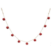 Red Metal Jingle Bell Garland - 5 Ft. L