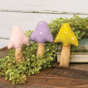 Stuffed Grungy Pastel Mushrooms (Set of 3)