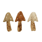 Stuffed Grungy Earthtone Mushrooms (Set of 3)