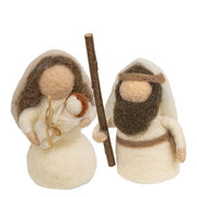 Nativity Felted Ornaments (Set of 2)