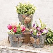 Distressed Embossed Resin Bug Plant Hanger  (3 Count Assortment)