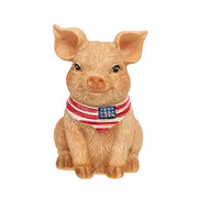 Resin Americana Piggy Sitters (Set of 6)