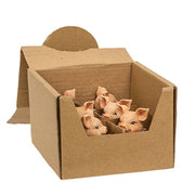 Resin Americana Piggy Sitters (Set of 6)