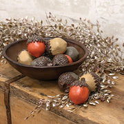 Resin Acorns in Crate (Set of 12)