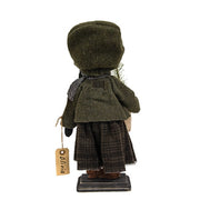 Olivia Snow Lady On Wooden Stand - 16"H