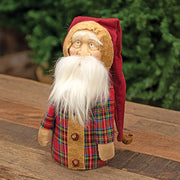 Stuffed Old World Father Christmas - 9.5"H