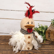 Stuffed Baby Chicken Sitter - 8.5"H