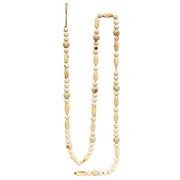Geometric Natural Wood Bead Garland