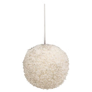 Icy Snowball Fabric Ornament