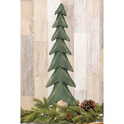 Dark Green Wooden Tree - 22"