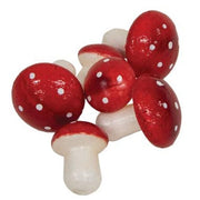 Decorative Foam Mushrooms in Mesh Bag (Set of 30)