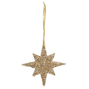 Champagne Sparkle Star Ornament