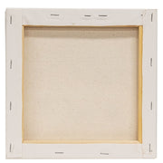 Smiling Snowman & Blue Jay Canvas - 8" Sq.