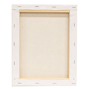 Rustic Winter Lodge Santa Canvas - 8" x 10"