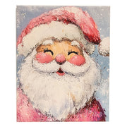Holly Jolly Santa Canvas - 8" x 10"