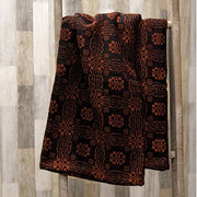 Pumpkin & Black Gettysburg Throw