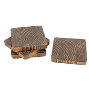 Square Wooden Coasters (Set of 4)