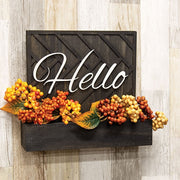 Hello Wooden Lattice Wall Planter