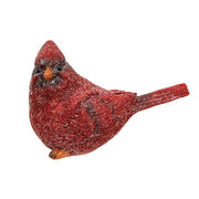 Glittered Resin Sitting Cardinal  (3 Count Assortment)