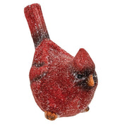 Glittered Resin Sitting Cardinal  (3 Count Assortment)