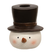 Resin Top Hat Snowhead Taper Holder - 3-3/4 In H