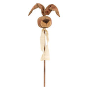 Rolly Polly Hare Head Wand - 19.5"H
