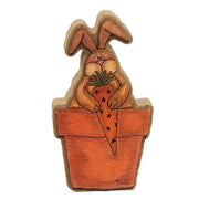 Chunky Wooden Whimsy Gathering Wabbit Sitters (Set of 4)
