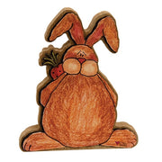 Chunky Wooden Whimsy Wabbit Sitters (Set of 3)