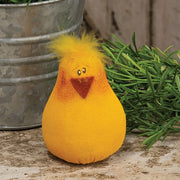 Mini Roly Poly Sitting Chick Doll - 4"H