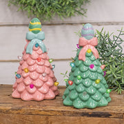 Ceramic Easter Egg LED Table Tree  (2 Count Assortment)