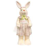 Standing Spring Floral & Eggs Bunny - 30"H  (2 Count Assortment)