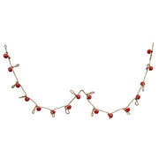 Joyful Red Jingle Bell Garland - 5Ft.
