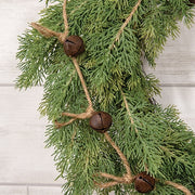 Joyful Rusty Jingle Bell Garland - 5Ft.