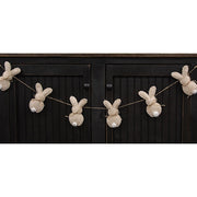 Fuzzy Tail Bunny Garland - 57"