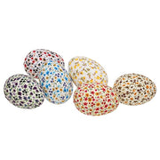 Floral Fabric Eggs (Set of 6)